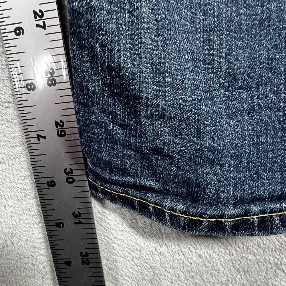 True Religion Joey Jeans Womens 32 Bootcut Flap Pocket Y2K USA Made Medium Wash